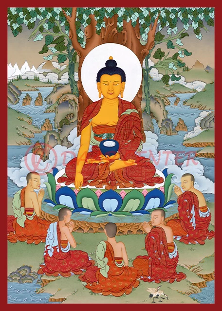 Buddha with five Retinue